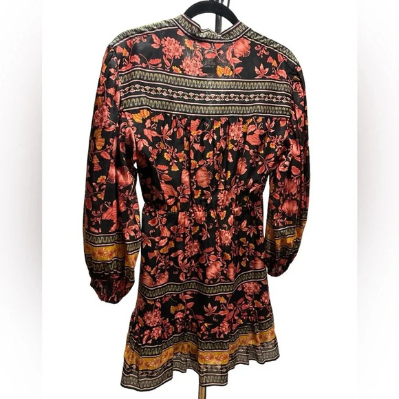 Alice + Olivia fall into you black multi mini dress size 0 - Picture 4 of 16